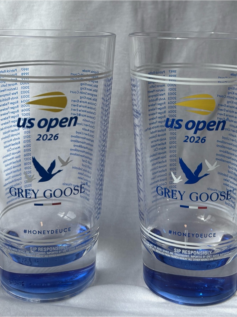 2026 Grey Goose Honey Deuce Cups, set of 2 - Picture 1 of 4